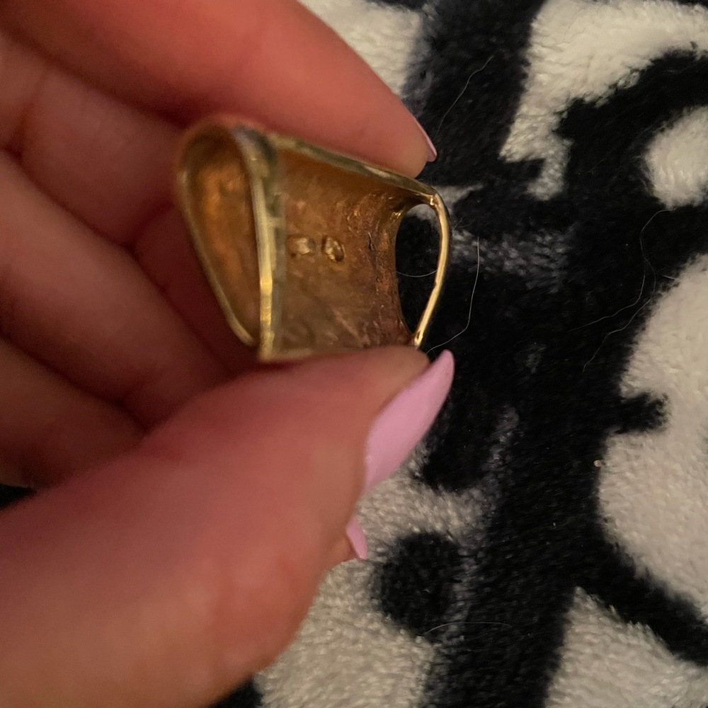 Gold panther pendant